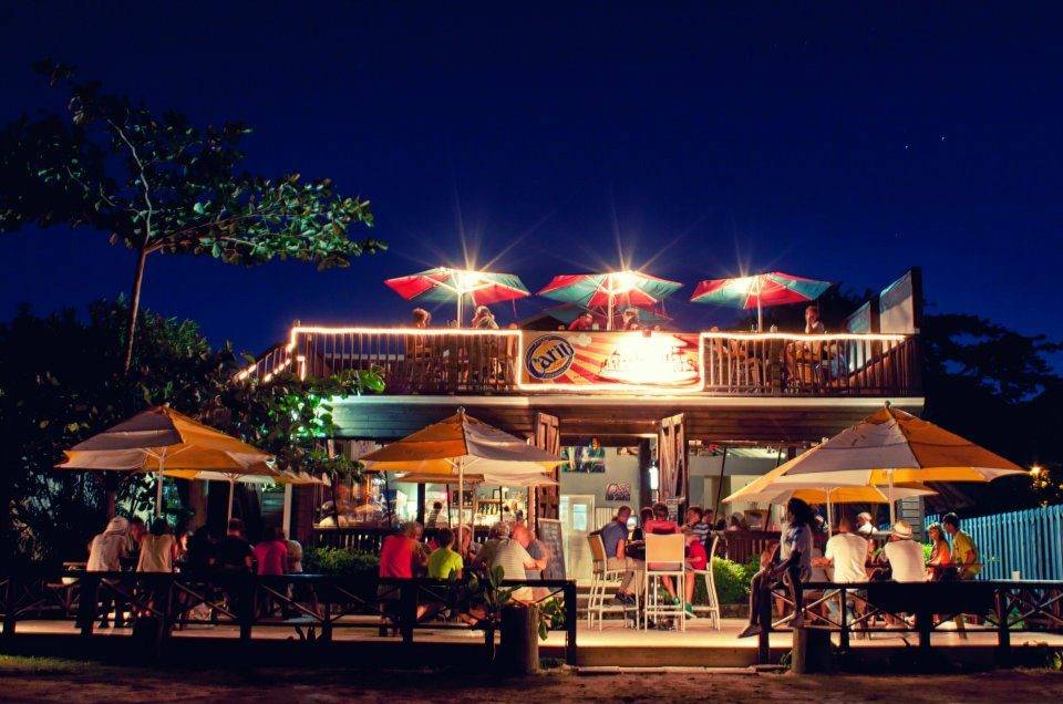 Umbrellas Beach Bar on Grand Anse Beach